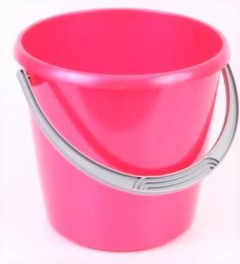 Ведро "Соло" 3л перламутровое красное С630КРА в интернет гипермаркете «Планета Лета». Фото