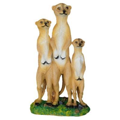 Фигура Сурикаты трио Н-41 см в интернет гипермаркете «Планета Лета». Фото