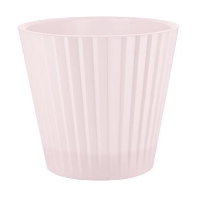 Горшок для цветов InGreen Sand Orchid  D160мм, 2л c дренажной вставкой розовый жемчуг в интернет гипермаркете «Планета Лета». Фото