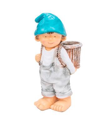 Фигура Мальчик-кашпо Н-46см F714 в интернет гипермаркете «Планета Лета». Фото