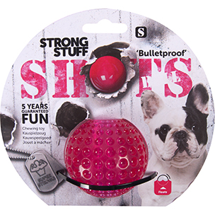 Karlie-Flamingo Игрушка д/с SHOTS мяч 6см, термопласт. резина (уп-3шт.) в интернет гипермаркете «Планета Лета». Фото