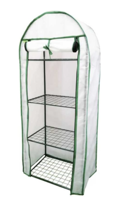 Парник для рассады (4 уровня-Сетка) с чехлом Высота: 1.55м  Ширина: 0.6м  Глубина:0.41м в интернет гипермаркете «Планета Лета». Фото