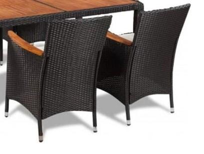 Комплект мебели 6 стульев + стол 150x90 AFM-460B Brown в интернет гипермаркете «Планета Лета». Фото