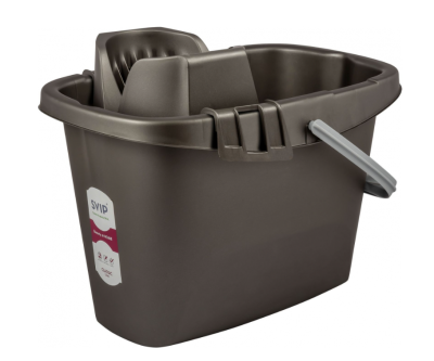 Ведро МОП "Классика" 13л с отжимом антрацит SV4086АНТ в интернет гипермаркете «Планета Лета». Фото