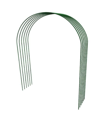 Дуги Парниковые 1,6 х 1,3 х 6 шт 4 м труба металл в ПВХ d=10 мм 'Урожайная сотка' в интернет гипермаркете «Планета Лета». Фото