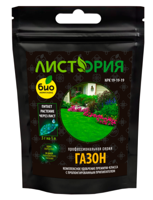БИО-комплекс, ТМ Листория, Газон 30 г в интернет гипермаркете «Планета Лета». Фото