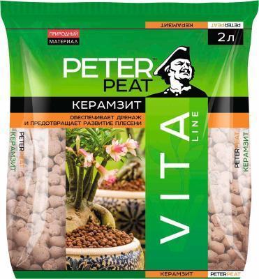 Дренаж крупный (керамзит), фракция 10–20, линия Вита, 2л Peter Peat в интернет гипермаркете «Планета Лета». Фото Дренаж крупный (керамзит), фракция 10–20, линия Вита, 2л в интернет гипермаркете «Планета Лета». Фото