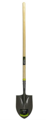 Лопата штыковая рельс. сталь `OLOV Эколайн` с дер/чер 150 см 71316 в интернет гипермаркете «Планета Лета». Фото