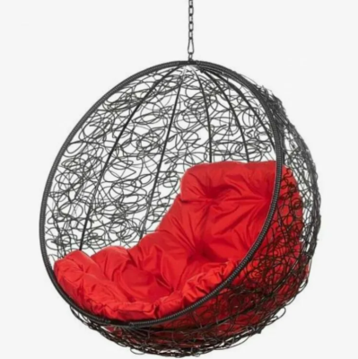 Подушка на кресло-кокон Дарина, красный в интернет гипермаркете «Планета Лета». Фото