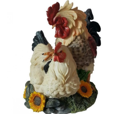 Фигура Куриная семья Н-28см,L-34см,В-20см в интернет гипермаркете «Планета Лета». Фото