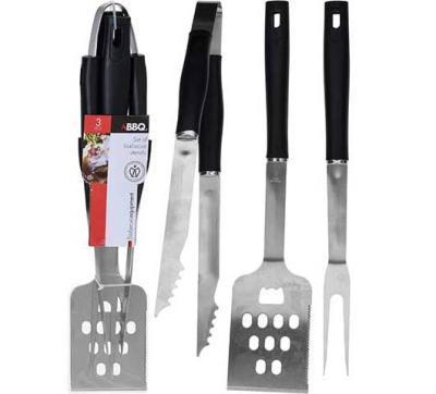 Набор для гриля щипцы, вилка, лопатка черный C80900190 в интернет гипермаркете «Планета Лета». Фото