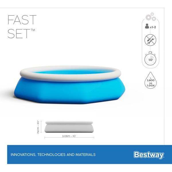 Бассейн надувной 305х76 см 57266 Bestway в интернет гипермаркете «Планета Лета». Фото