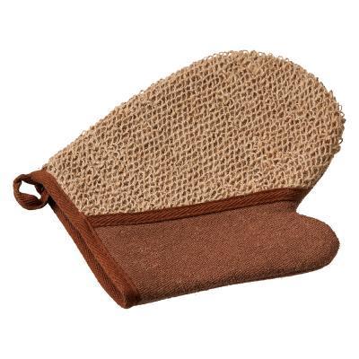 Мочалка варежка 18x21 см рами хлопок БШ 40363 в интернет гипермаркете «Планета Лета». Фото