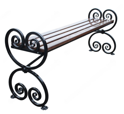 Скамья "Бабочка" 1,5м. в интернет гипермаркете «Планета Лета». Фото