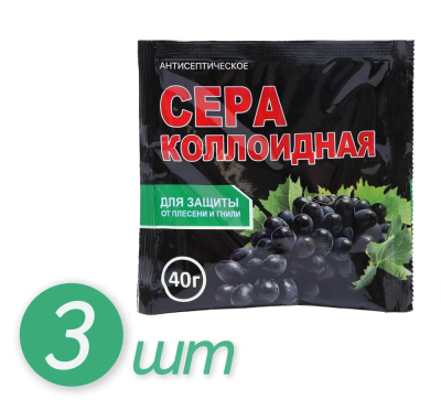 Сера коллоидная 40г в интернет гипермаркете «Планета Лета». Фото