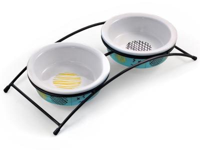 Миска Triol "Глазурь" керам. на подставке 0,12л 30231013 в интернет гипермаркете «Планета Лета». Фото