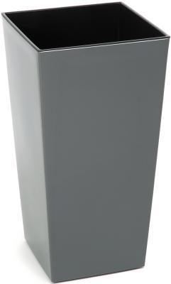 Кашпо FINEZJA d31*31; h60см с вкладышем антрацит 41093