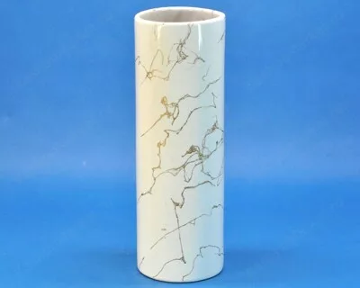 Ваза Цилиндр керам бел малая 23см 142 в интернет гипермаркете «Планета Лета». Фото