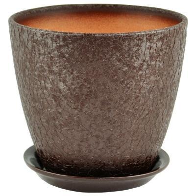 Горшок бутон Винил шоколад (ВН04) 12см,1л в интернет гипермаркете «Планета Лета». Фото