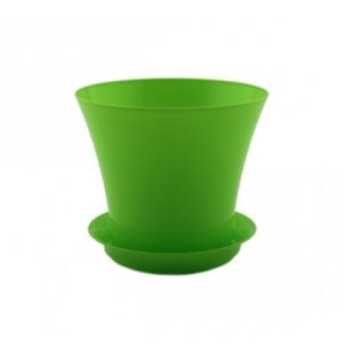 Горшок Сити лайм d11,5; h10см 0,7л, С11-50 в интернет гипермаркете «Планета Лета». Фото