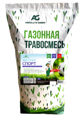 Газонная травосмесь Спорт 5 кг Абсолют Грин в интернет гипермаркете «Планета Лета». Фото Газонная травосмесь Спорт 5 кг в интернет гипермаркете «Планета Лета». Фото