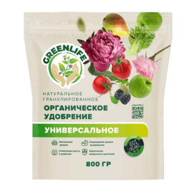 Удобрение Green Life универсальное гранулир 800г в интернет гипермаркете «Планета Лета». Фото