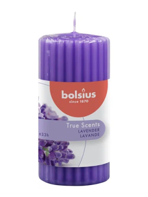Свеча Болсус столб аром 120*60 1шт Лаванда и ромашка в интернет гипермаркете «Планета Лета». Фото