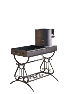 Мангал "Лира" с печью под казан в интернет гипермаркете «Планета Лета». Фото