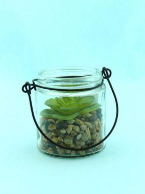 Цветы искуственные в стекле 62x62 мм HZ1905210 в интернет гипермаркете «Планета Лета». Фото