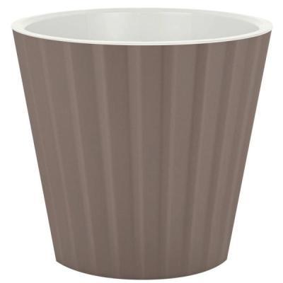 Горшок для цветов InGreen Sand  D230мм, 5,8л c дренажной вставкой, французский платан в интернет гипермаркете «Планета Лета». Фото