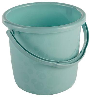 Ведро с крышкой "Люкс" 10л бледно-бирюзовый 00-00000521 в интернет гипермаркете «Планета Лета». Фото