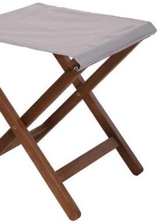 Табурет деревянный 39х42х46 см складной серый VT2200300 в интернет гипермаркете «Планета Лета». Фото