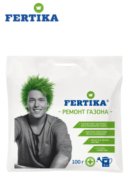 Удобрение Фертика для газонов ремонт NPK 100 г в интернет гипермаркете «Планета Лета». Фото