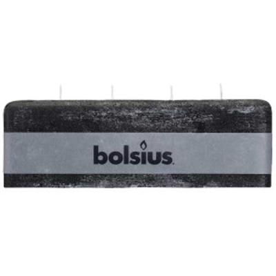 Свеча Рустик 80/250/90 антрацит 4 фитиля 103868250331 в интернет гипермаркете «Планета Лета». Фото