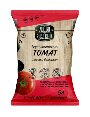 Удобрение Любо-Зелено Томат 5л в интернет гипермаркете «Планета Лета». Фото