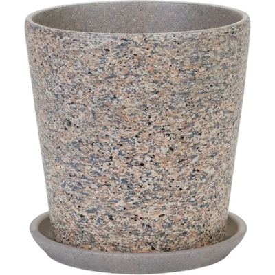 Горшок Луный камень конус с/п d18, h18,5см, 2,6л в интернет гипермаркете «Планета Лета». Фото