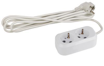 Удлинитель UX-2e-3m ЭРА c заз 3*0,75мм2 2гн 3м в интернет гипермаркете «Планета Лета». Фото