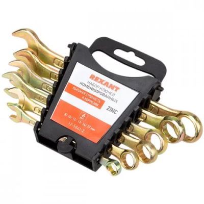 Ключ REXANT гаечный комби набор 6 шт 12-5841-2 в интернет гипермаркете «Планета Лета». Фото