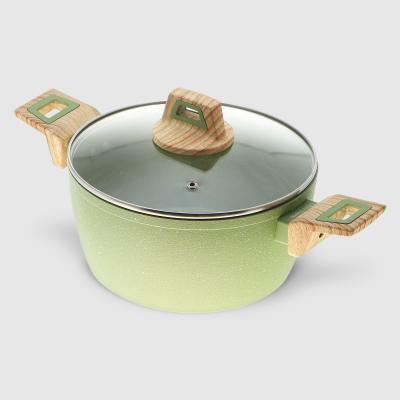 КАСТРЮЛЯ С КРЫШКОЙ 26 СМ OLIVE STONE в интернет гипермаркете «Планета Лета». Фото