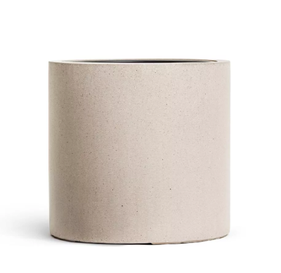 Кашпо TREEZ Effectory Beton Цилиндр Белый песок в-40 см, д-41 см TREEZ в интернет гипермаркете «Планета Лета». Фото Кашпо TREEZ Effectory Beton Цилиндр Белый песок в-40 см, д-41 см в интернет гипермаркете «Планета Лета». Фото