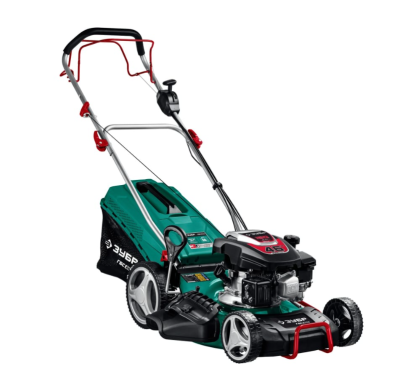 ЗУБР 460 мм 4.5 л.с. самоходная газонокосилка бензиновая в интернет гипермаркете «Планета Лета». Фото