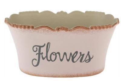 Кашпо "Flowers", пластик 23x13,5xH11 см в интернет гипермаркете «Планета Лета». Фото