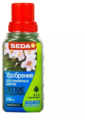 SEDA для комнатных цветов Легкие подкормки 250мл в интернет гипермаркете «Планета Лета». Фото