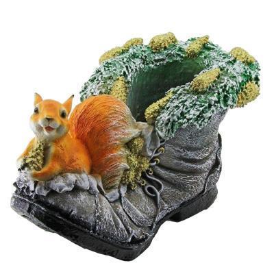 Фигура Башмак большой с белкой Н-27см. L-30см. В-45см. D-15 в интернет гипермаркете «Планета Лета». Фото