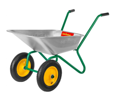 Cадовая двухколесная тачка GRINDA GB-2 80 л 120 кг в интернет гипермаркете «Планета Лета». Фото