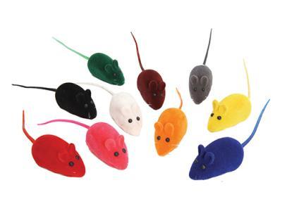 Игрушка "Мышь велюр с пищалкой 6,5 см" в интернет гипермаркете «Планета Лета». Фото