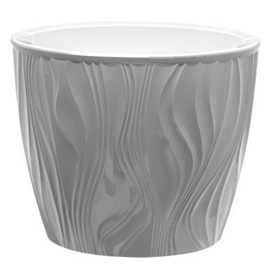 Кашпо "Венеция" (3л.) Цв. Серый жемчуг (Арт. КШ-9647) в интернет гипермаркете «Планета Лета». Фото