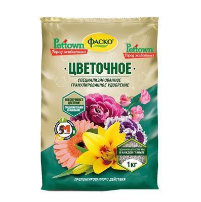 Удобрение Фаско 5М сухое минерал., гранулир., д/цветов 1 кг в интернет гипермаркете «Планета Лета». Фото