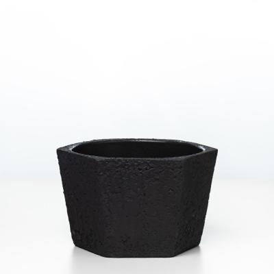 Кашпо Лофт графит шестигранник d15, h11см, 1,3л в интернет гипермаркете «Планета Лета». Фото