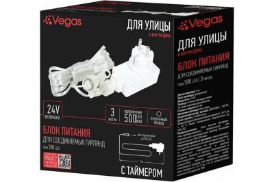 Блок питания VEGAS (преобразователь) 220V/24V мощность 30 W (максимальное подключение 1 500 LED ламп в интернет гипермаркете «Планета Лета». Фото
